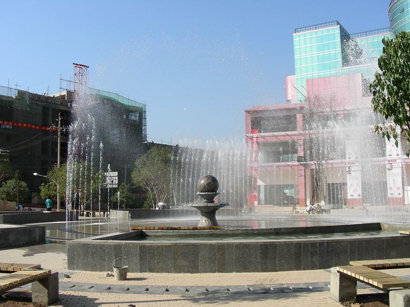 东川钻石年华商业广场喷泉
